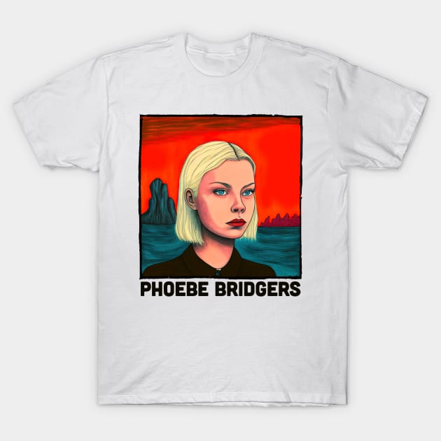 Phoebe Bridgers  ∞ Original Artwork T-Shirt by unknown_pleasures